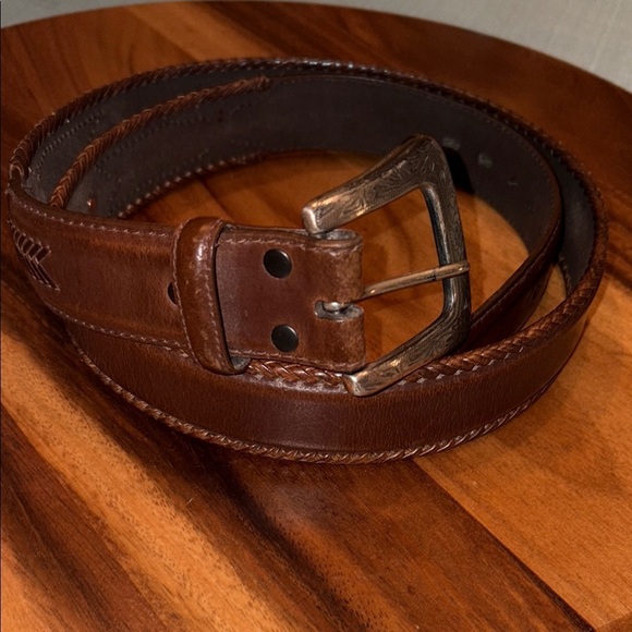 Wrangler Other - Wrangler Men's Brown Leather Belt 42/105